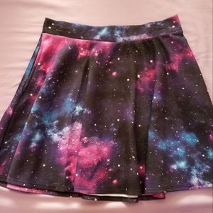 Black Galaxy Skirt w/ Pockets